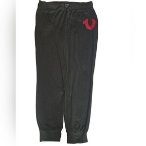True Religion charcoal grey sweatpants/joggers